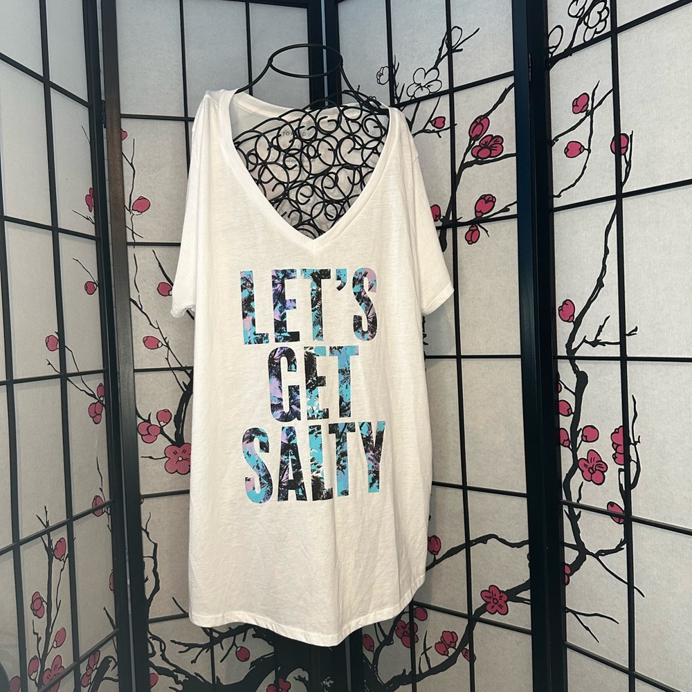 Torrid white Classic Fit Tee